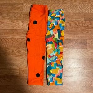 Brand new - lularoe L/Xl kids leggings set of 2